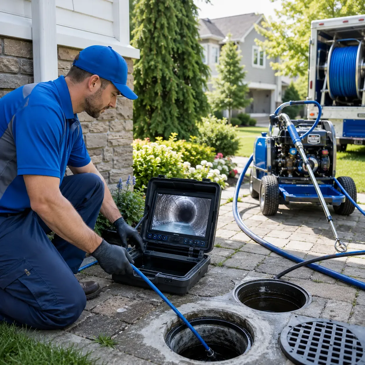 Outdoor drain cleaning professionals serving Platteville, WI